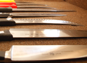 Home Chef knife sharpening service